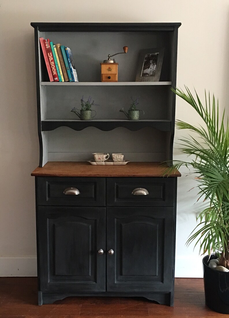 Nowsold Vintage Grey Small Oak Dresser For Living Room Etsy