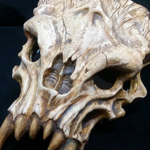 Creature Skull  - Resin mask, helmet, pauldron,belt buckle, trophy, accessory