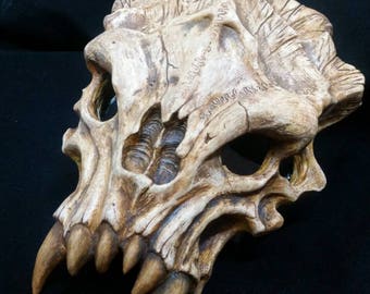 Creature Skull  - Resin mask, helmet, pauldron,belt buckle, trophy, accessory