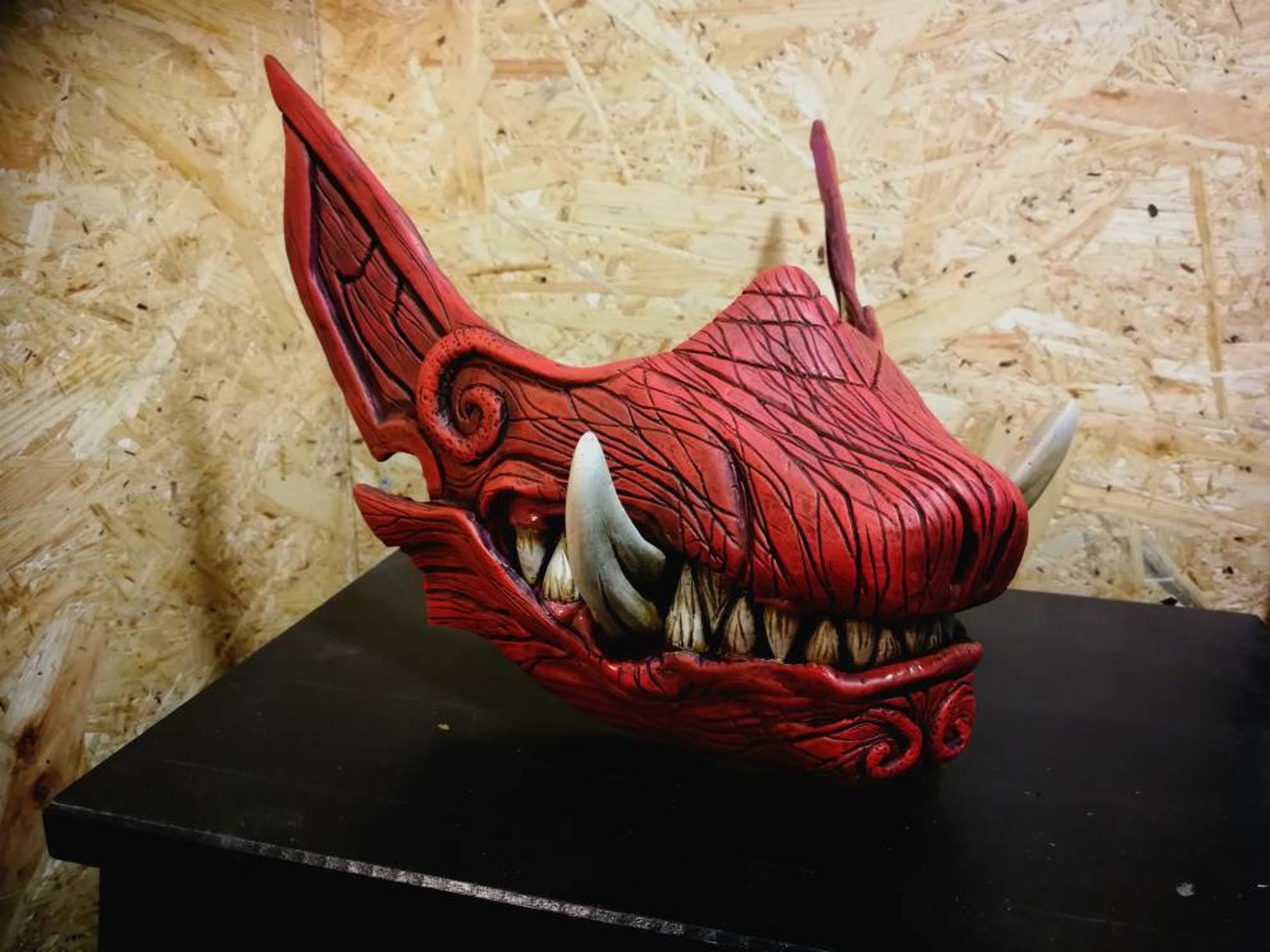 Mhw Masks Hunter's Halfmask -resin Kit Inspired by Odogaron From Monster Hunter ...