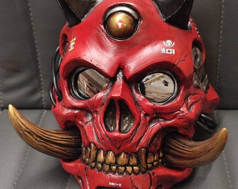 Nurikabe - Cyberpunk/Samurai/Wasteland resin mask