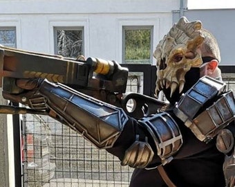 Post Apocalypse/Bounty Hunter armor set - multi part resin kit