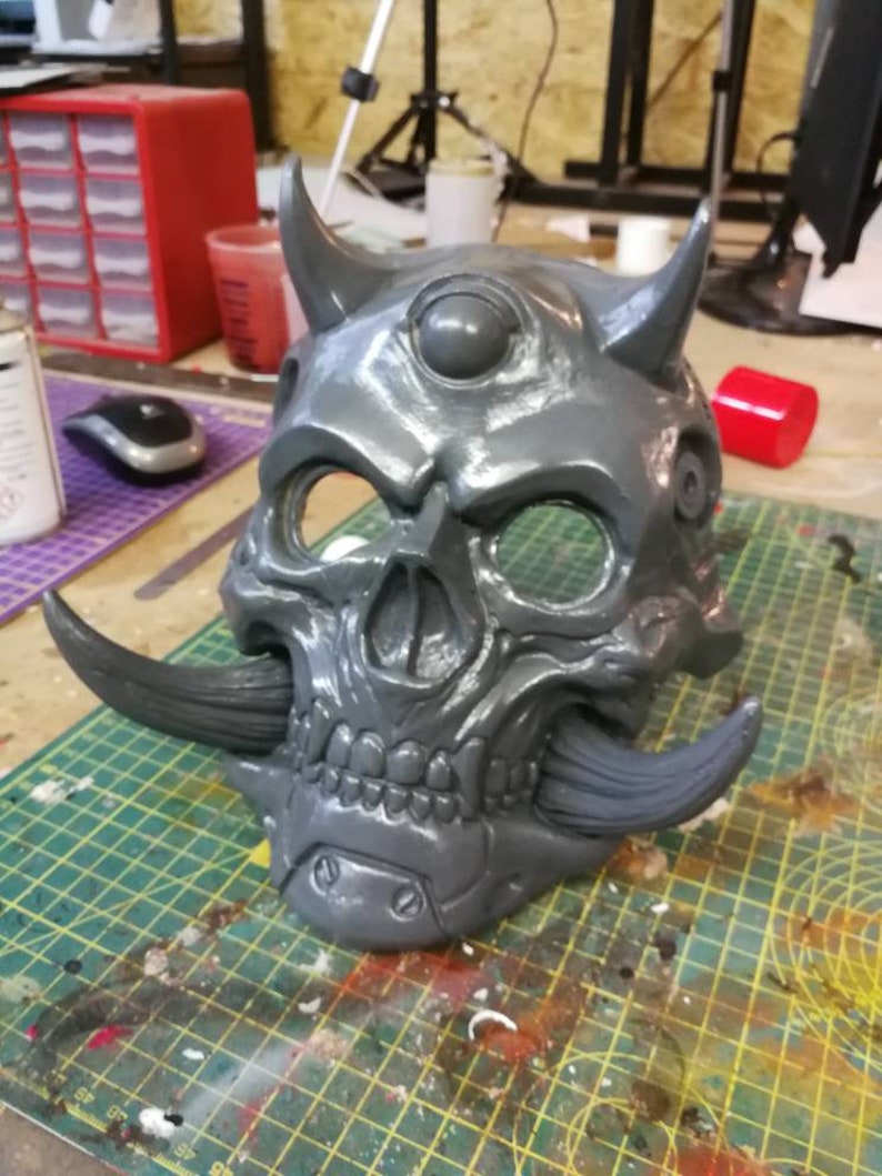 CyperpunkSamuraiWasteland resin mask Nurikabe