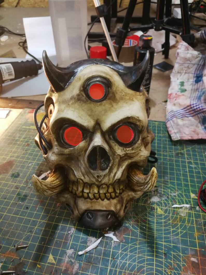 CyperpunkSamuraiWasteland resin mask Nurikabe