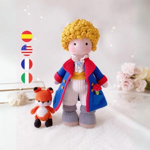 The Little prince amigurumi crochet pattern PDF / English, Italian, French and Spanish