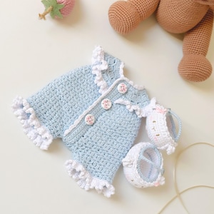 Haakpatroon voor een amigurumi beer, schattige Mocca amigurumi beer, direct te downloaden handleiding / Spaans, Engels, Frans afbeelding 5