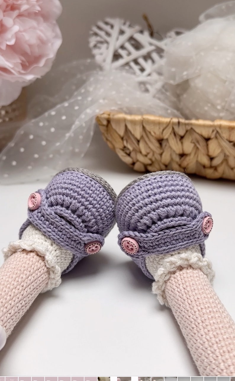 Emma, patrón de muñeca romántica amigurumi descarga inmediata en PDF / Español Inglés imagen 6