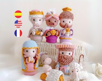 Nativity amigurumi crochet pattern PDF tutorial / English - French - Spanish
