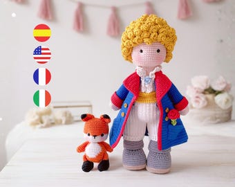 The Little prince amigurumi crochet pattern PDF / English, Italian, French and Spanish