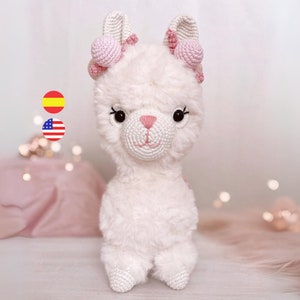 Doris the alpaca amigurumi pattern PDF /English Spanish image 1