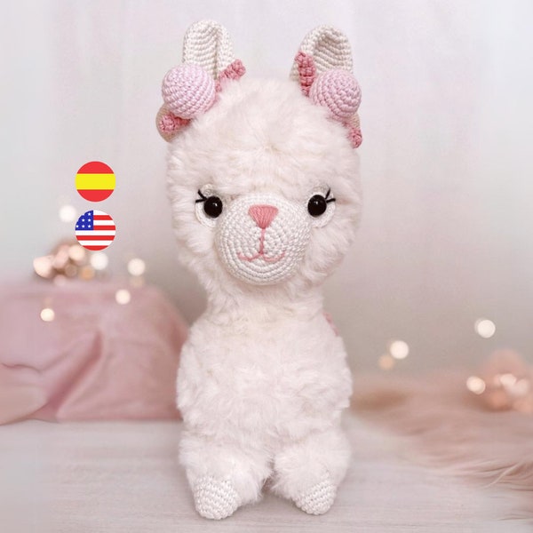 Doris the alpaca amigurumi pattern PDF /English - Español