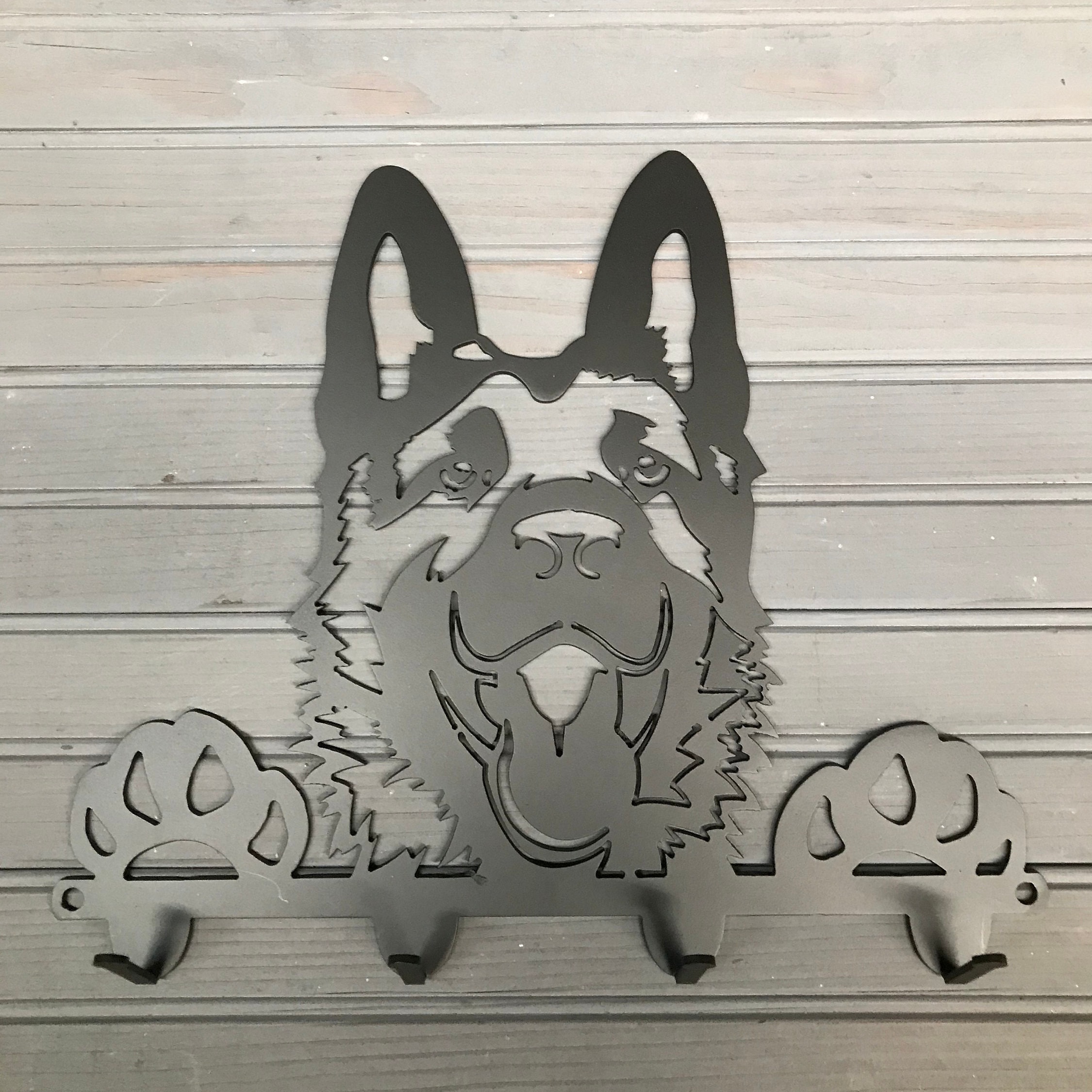 dog head leash holder