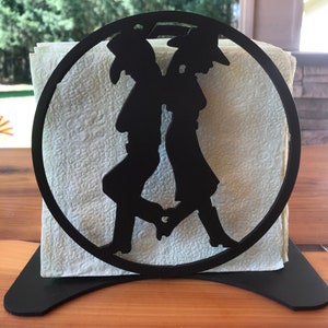 Napkin Holder Cowboy Cowgirl Western Decor Table Decoration