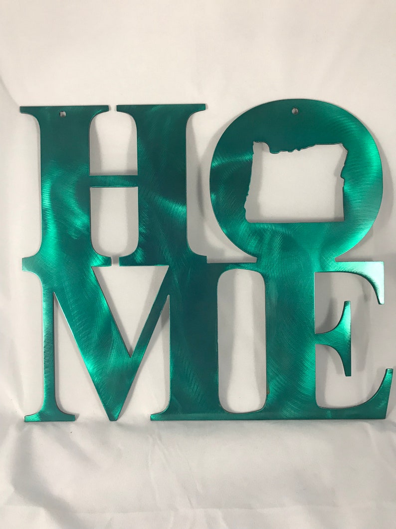 Home Oregon State Metal Art Wall Art Etsy