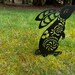 Oscar the Bunny Rabbit / Garden Stake / Garden Art / Metal Silhouette ...