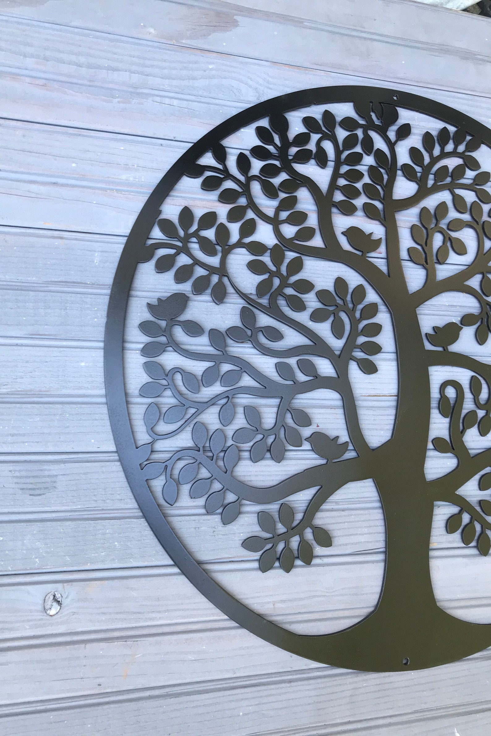 Tree of Life Family Tree Metal Art Wall Art Home Decor Etsy