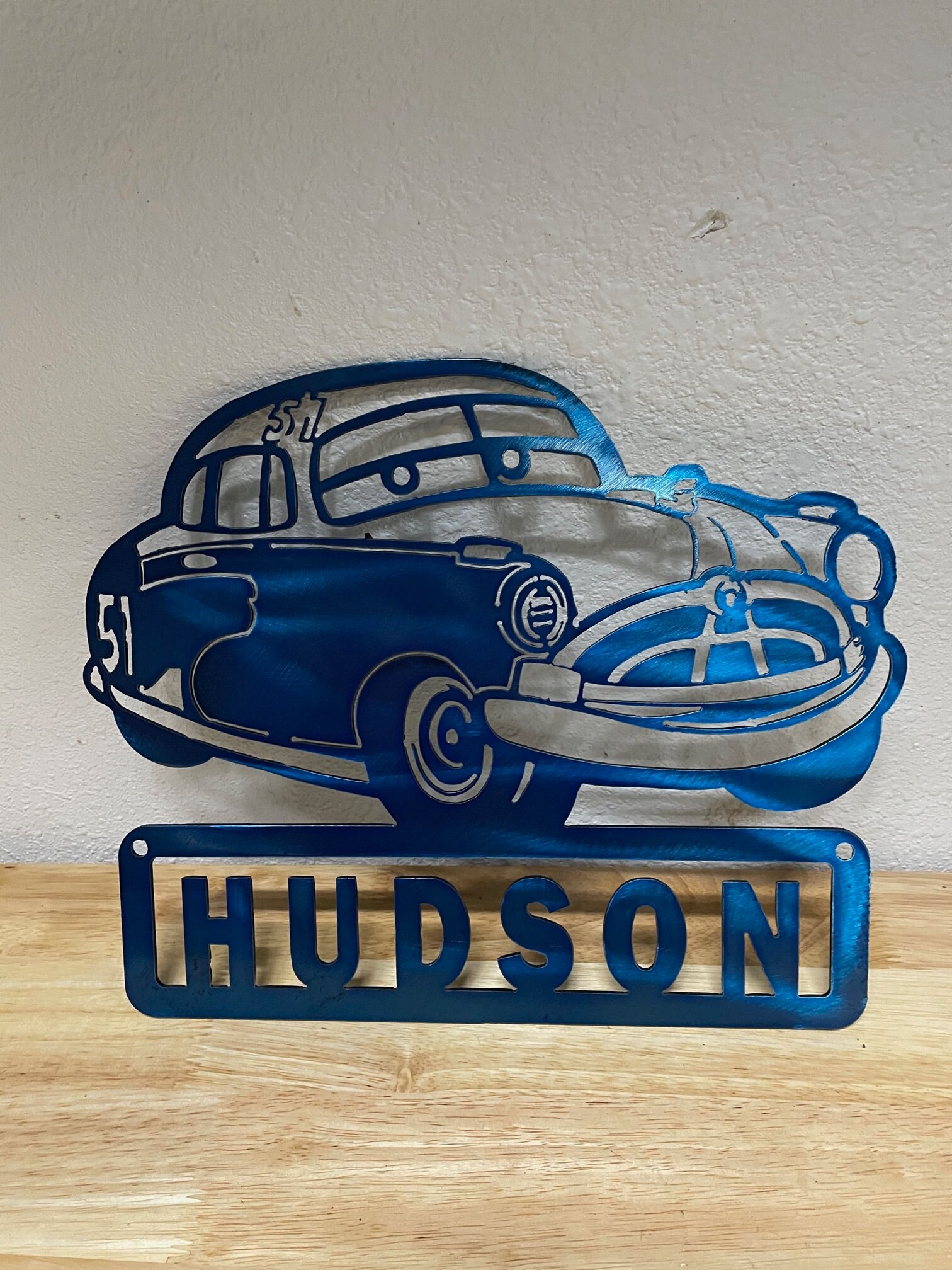 Doc Hudson the Fabulous Hudson of NASCAR Metal Art Etsy