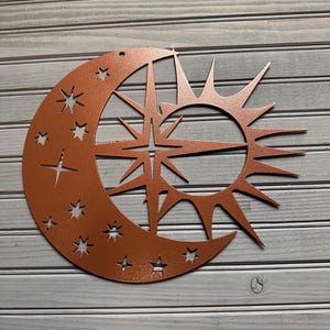 Sun Moon Stars Metal Art Wall Art Home Decor Garden Art