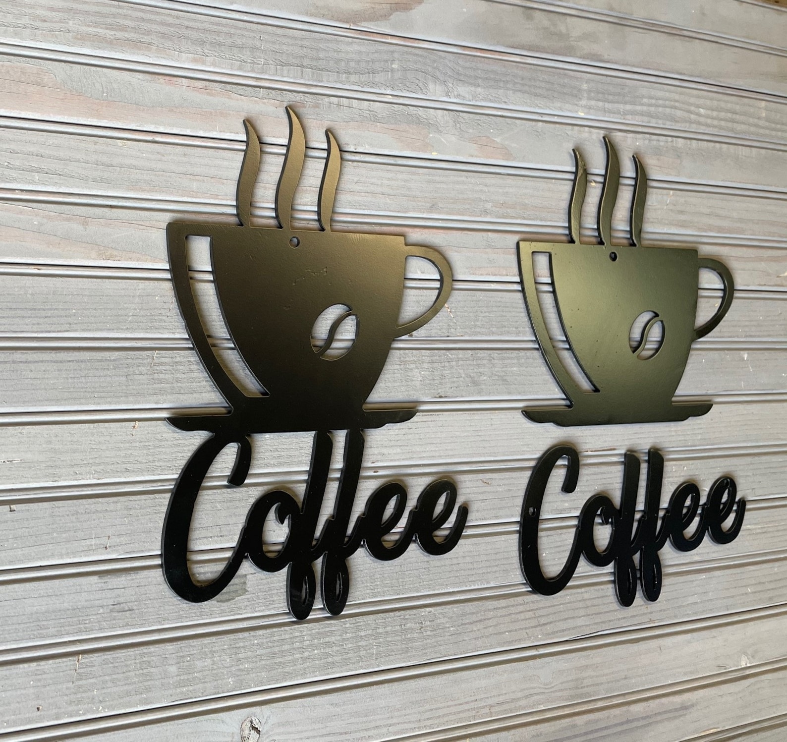 Coffee Metal Art Wall Art Home Decor Coffee Lover Etsy