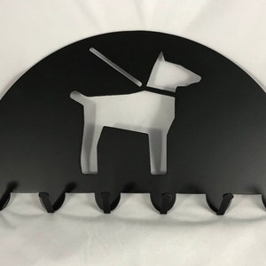 Dog Leash holder Key holder cute dog with leash