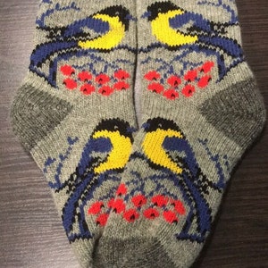 Made in Ukraine Knitted socks from Angora goat wool, socks made from 100% wool