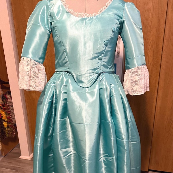 Historical Colonial Costume Broadway Cosplay Dress for Teens/Adults