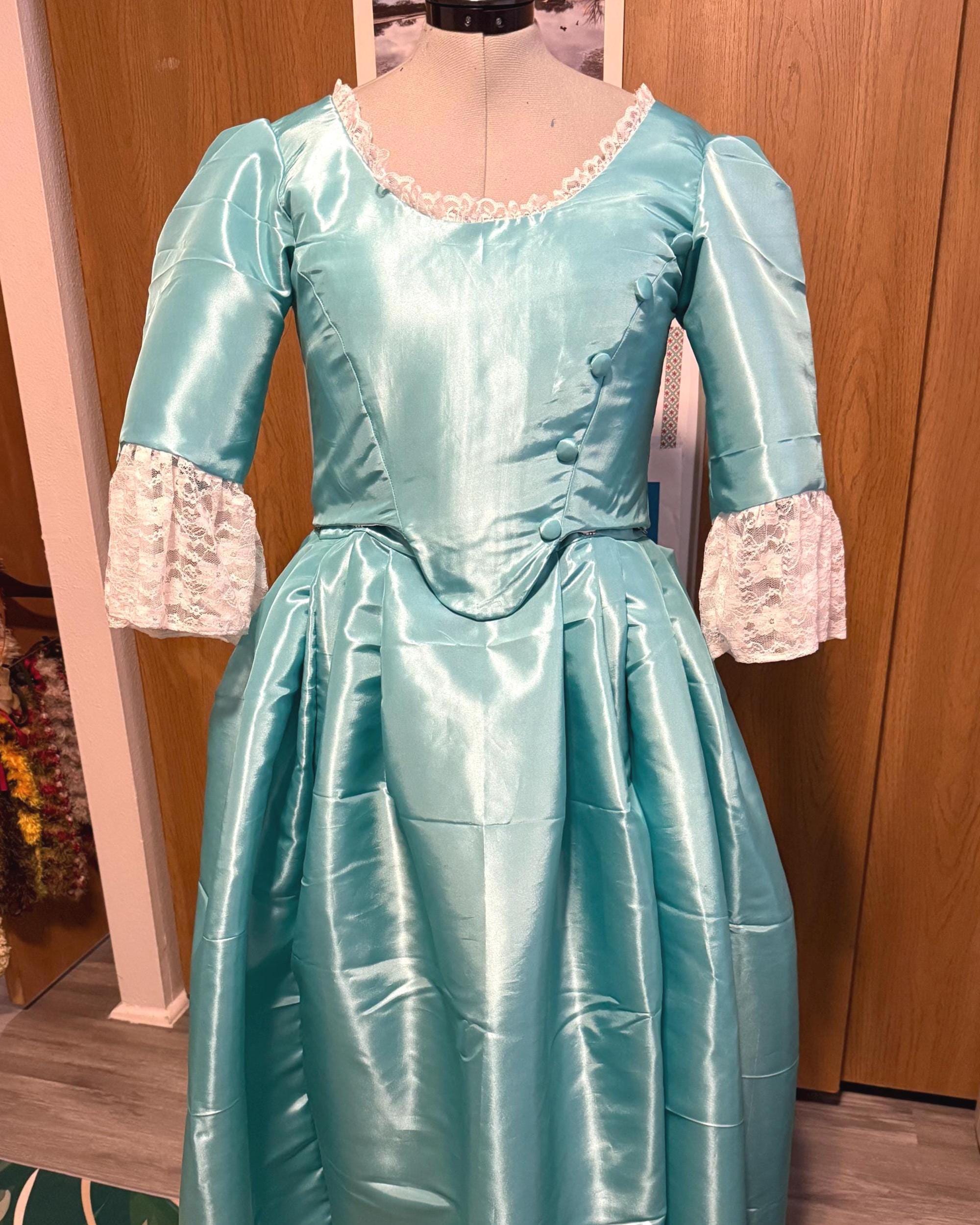 eliza hamilton blue dress color:Dark Green