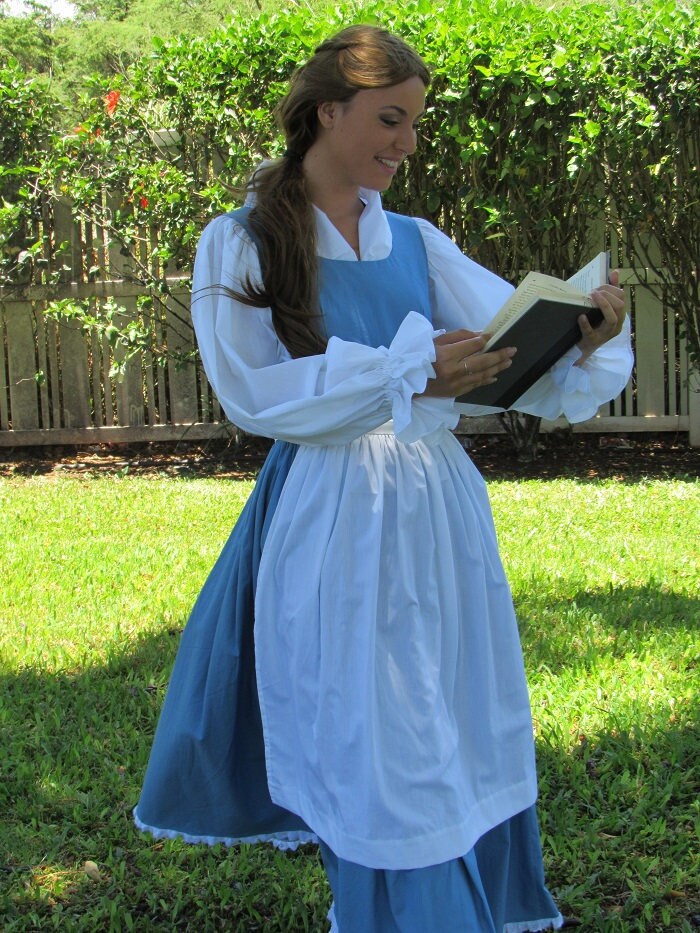 Belle costume blue dress child sale