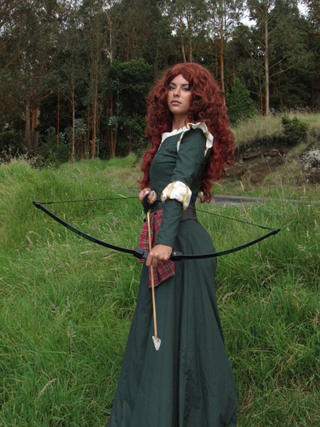 Merida Inspired Brave Cosplay Costume Dress Belt Sash for Teens Adults -   Italia