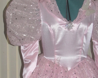 Classic Good Witch Costume Cosplay Gown for Girls