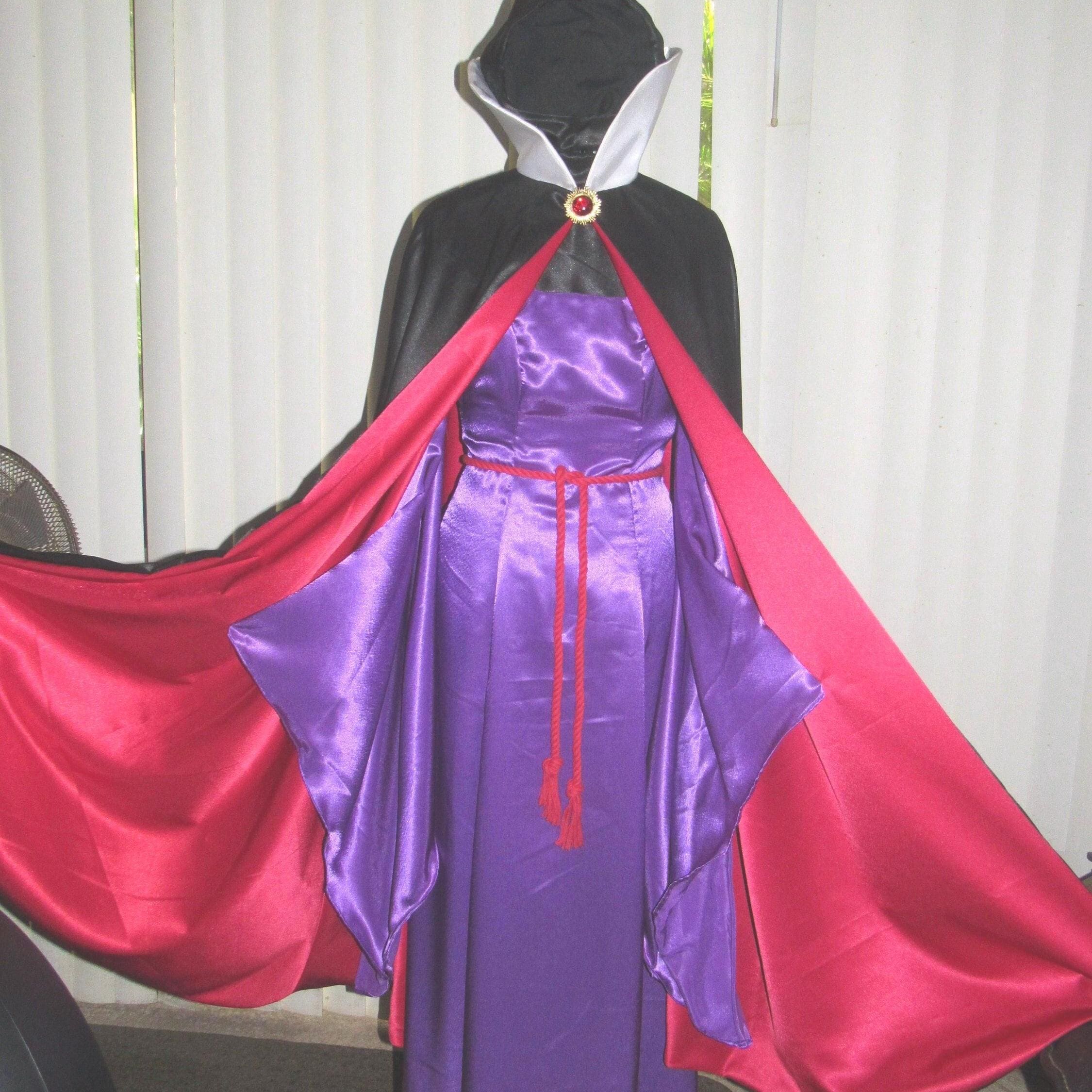 Halloween Cosplay Grim Reaper Cloak Velvet Long Hooded Unisex Cape