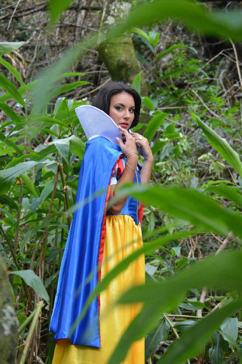 Snow White Princess Costume Once Upon A Time Dress Gown for Girls w Sleeve Options
