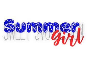 Summer Girl SVG, Summer svg, Girl svg, vacation svg, shirt design, vinyl, HTV, clip art, cutting file, digital file, decal, commercial use