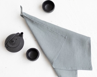 Linen Tea Towels - Set Of 2,Gray Linen Kitchen Towel,Natural Linen Towels,Kitchen Linens,Pure Linen Kitchen Towels,Linen Housware