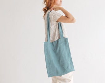 Linen Tote Bag,Linen Market Bag,Linen Shopping Bag,Zero Waste bag,Reusable Grocery Bag