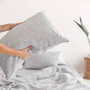 Long linen pillow cheap