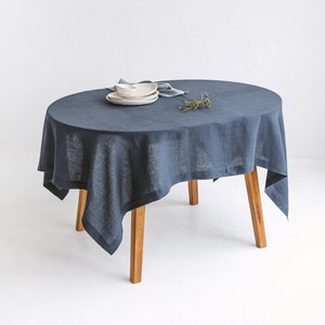 Rectangular Linen Tablecloth For Oval Table,Oval Table Tablecloth,Linen Handmade Table Cloth,Natural Gray Linen Tablecloth,Linen table cover