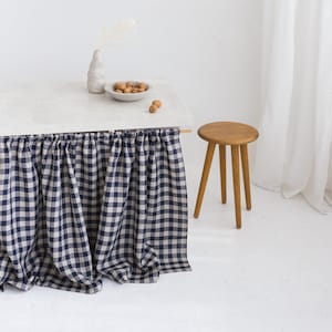 Linen Sink Skirt,Linen Farmhouse Curtain,Cupboard Curtain,Kitchen Hideaway Curtain,Linen Sink Curtain,Linen Valance,Linen Wardrobe Curtain