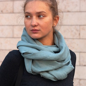 ナチュラルリネンスカーフ、ソフトリネンスカーフ、ショール、ハンドメイドリネンラップ、リネンラップスカーフ、彼女へのギフト