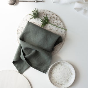 Leinen Servietten Set, weiche Leinen Servietten, Hochzeit Leinen Servietten, reine Leinen Serviette, weiche Tischwäsche, weiche Leinen Servietten
