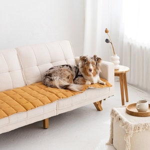  Funda cómoda para sofá, protector de muebles no deslizante,  impermeable, con múltiples fundas de sofá, resistente a las manchas, funda  para mascotas, perros, niños y niños, sofá XXL de 5 plazas 