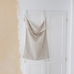 Hanging Linen Laundry Bag, Linen storage Bag, Linen Laundry Door Bag, Hanging Door Laundry Bag, Reusable Laundry Bag, Linen Toys Bag