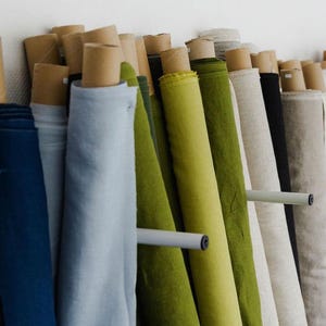 Linen Fabric By The Yard - Various Colors - For Sewing, Apparel, Home Decor