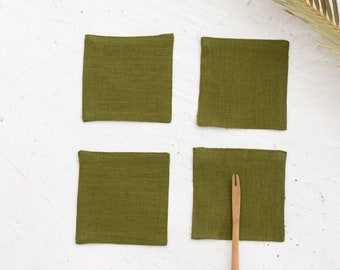 Set Di 4 Sottobicchieri Acrilici A Forma Di Spruzzo – Verde Lime – Infrangibili E Antiscivolo – Resistenti Al Calore Fino A 80°C - copertina