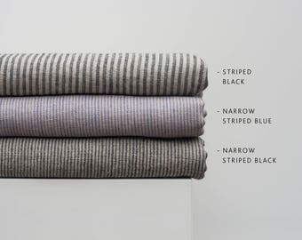 Striped Linen Fabric by meter,Softened linen fabric by yard,Grey Linen Fabric,Stonewashed Linen Fabric,Washed Linen Fabric,Pure Linen Fabric
