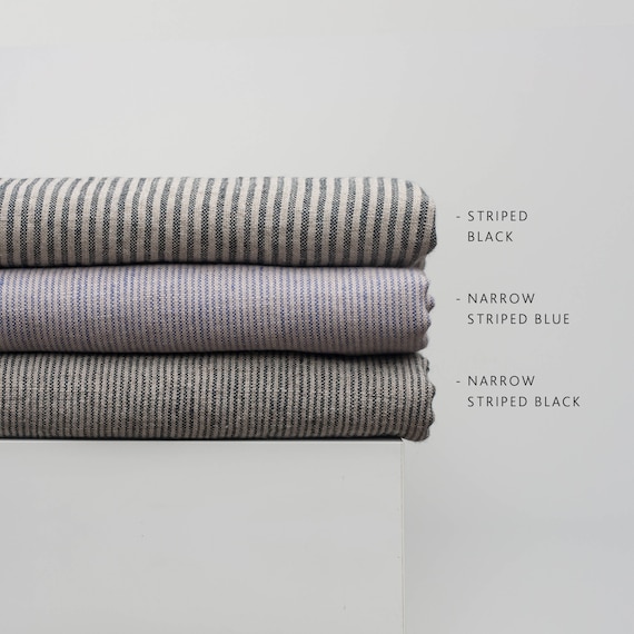Striped Linen Fabric by meter,Softened linen fabric by yard,Grey Linen Fabric,Stonewashed Linen Fabric,Washed Linen Fabric,Pure Linen Fabric