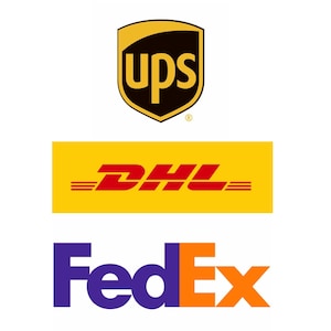 Fedex, UPS Economy Courier delivery (5 - 9 business days)