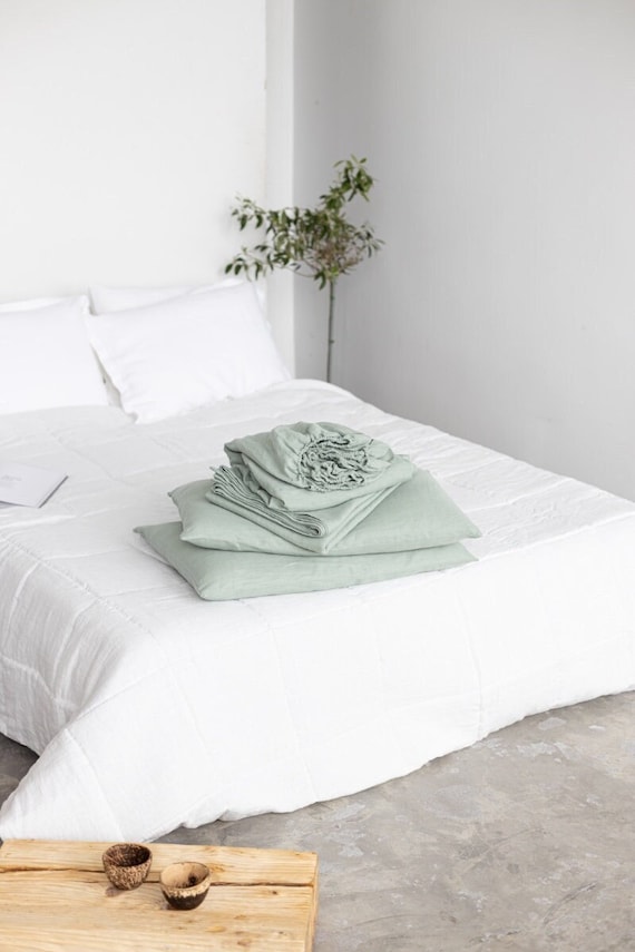 Sage Linen Sheet Setlinen Sheets and 