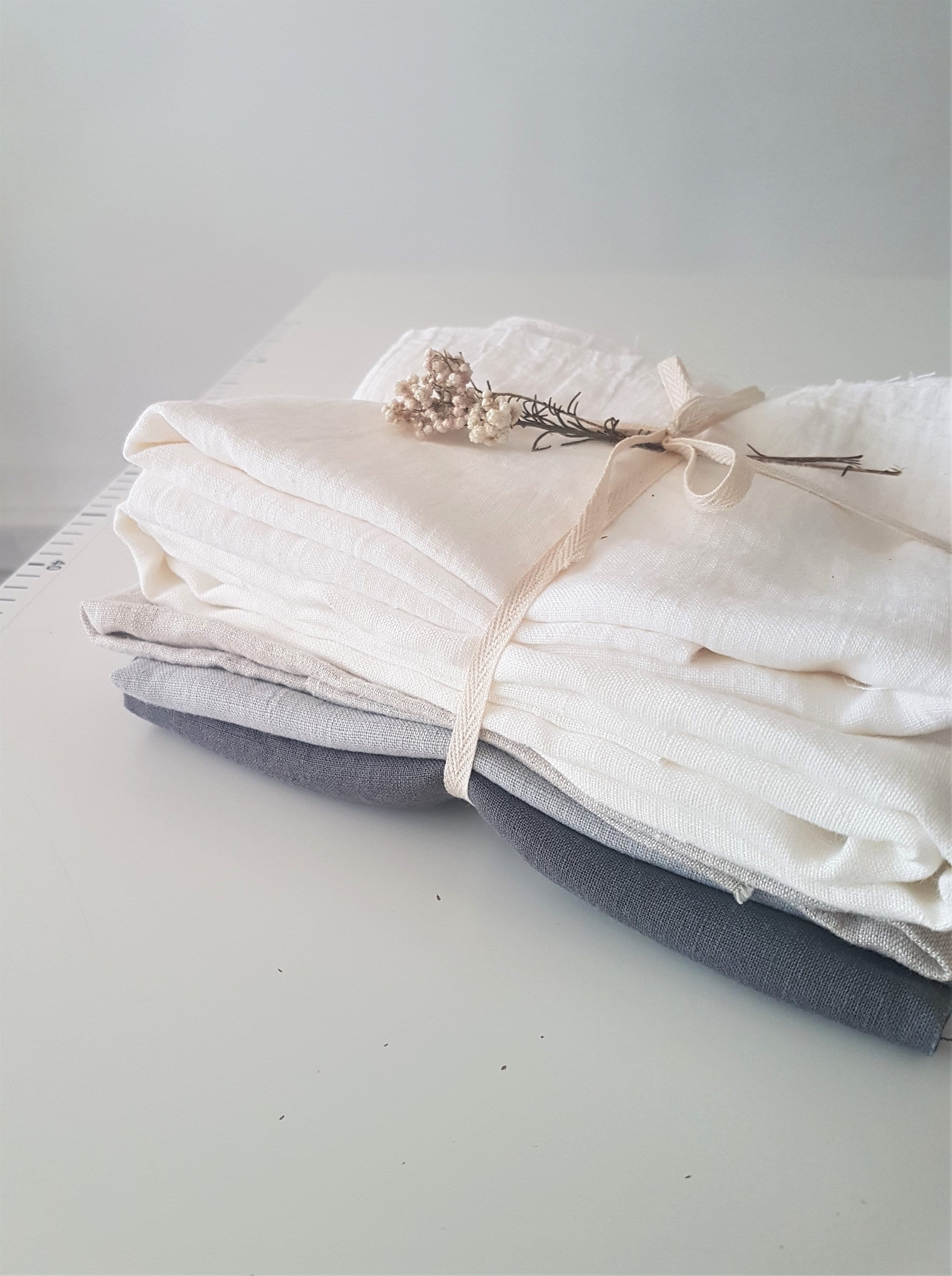 Linen Scraps Bundle Natural Linen Fabric Remnants for Craft Etsy