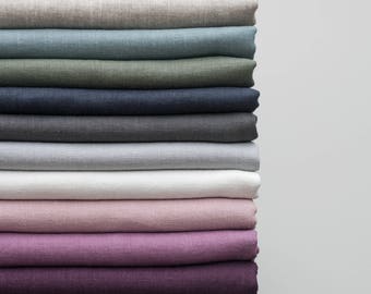 145cm/57" Width Linen Fabric, Softened Linen Fabric By Meter And By Yard, Stonewashed Linen Fabric, Pink Linen Fabric